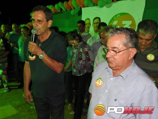Prefeito eleito de Presidente OlegÃ¡rio JoÃ£o Carlos Castilho e vice-prefeito eleito Macaquinho