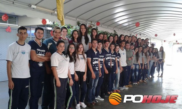 Alunos aprovados da Escola Padre José Andre (Foto: Divulgação escola)