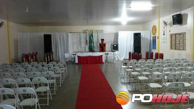 Local da posse dos eleitos Rotary Club (Foto: Equipe Djmegafone )