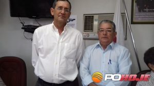 Prefeito eleito João Carlos Castilho e o vice-prefeito eleito João Batista da Silva