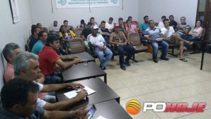 Representantes das equipes durante o arbitral na sede da Amapar (FotoFrank Braga - Queiroz Construtora