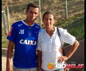 Thiago Souto Pacheco e a mãe Aparecida Santos Pacheco
