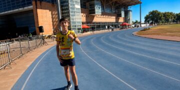 Aluno da Escola Municipal Carmem Celina coloca Presidente Olegário no pódio do atletismo estadual