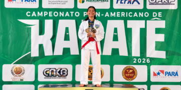 Filha de olegariense conquista ouro, prata e bronze e se torna campeã pan-americana de karatê