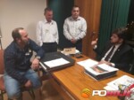 Júlio Reis, Roberto Barros, Pedro Osvando e o deputado Zé VÃtor